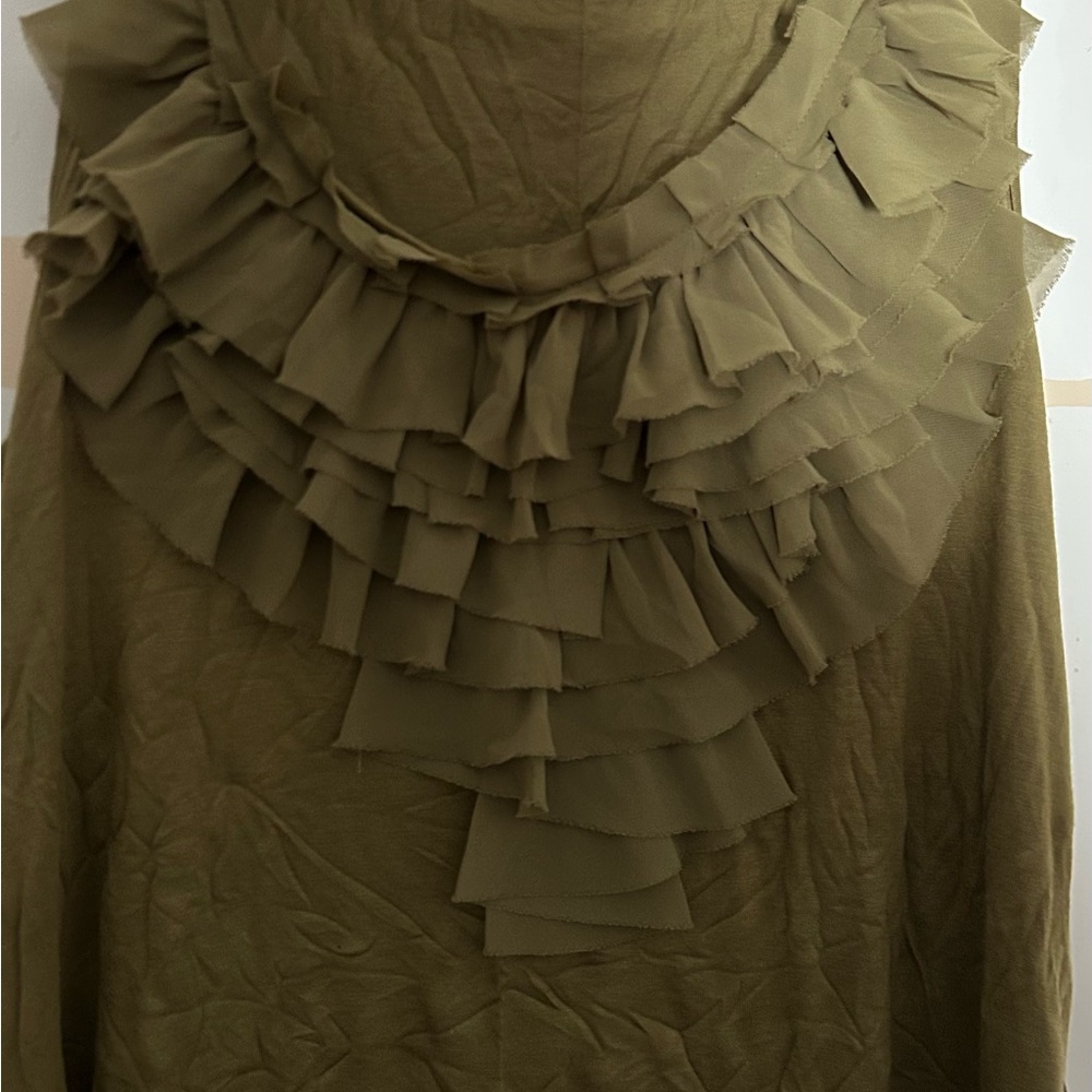 Ruffled tank top